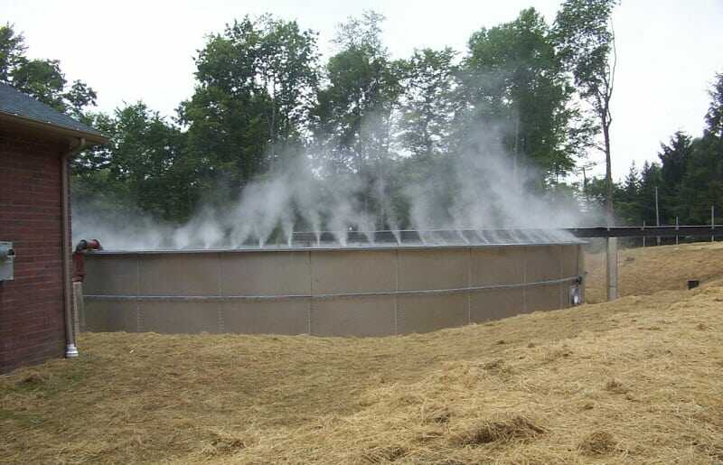 Redukcia zápachu Vodná hmla Profesionálne hmlové systémy