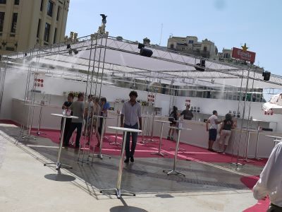 prenájom Profifog VODNÁ HMLA MISTING SYSTEMS Vonkajšie chladenie a zvlhčovanie OUTDOOR COOLING