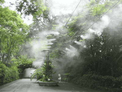 verejne priestranstva chladeni Profifog VODNÁ HMLA MISTING SYSTEMS Vonkajšie chladenie a zvlhčovanie OUTDOOR COOLING
